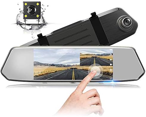 7 inčni dodirni ekran za retrovizor Car kamere 7 crtica Car DVR CAM prednji i stražnji dvostruki objektiv
