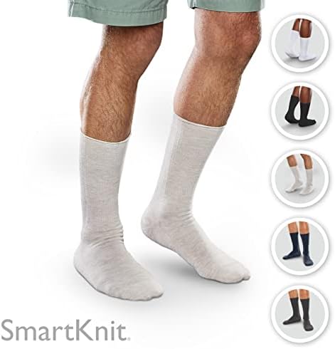 SmartKnit bešavne čarape za posade za dijabetes, artritis ili osjetljive noge, 1 par