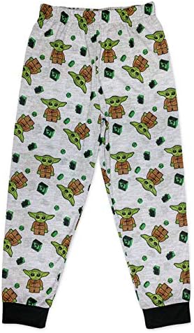 LEGO Star Wars Baby Yoda pidžama Set, dečaci 3 komada Grogu Mandalorian PJ Set sa dodatnim pantalonama,zeleni,