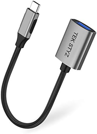 TEK STYZ USB-C USB 3.0 adapter Kompatibilan je sa vašim JBL link View OTG tipom C / PD muškim