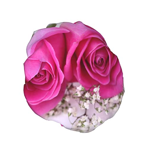 Ružičasta ruža priskopisana kapa za tuš kapu za kosu za višekratnu upotrebu kade za upotrebu vodootporni
