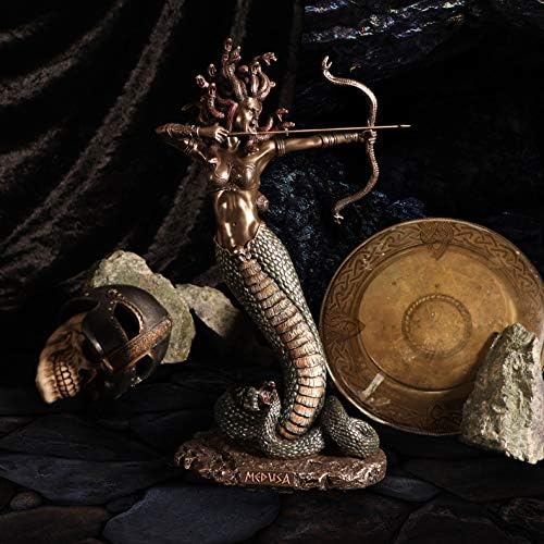 Nemesis sada brončani mitološki meduzi za figuricu 36cm