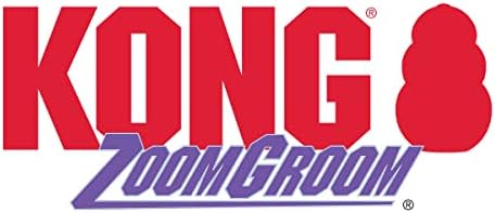 KONG-ZoomGroom-četka za pse za njegu i šamponiranje-crvena četka za velike pse