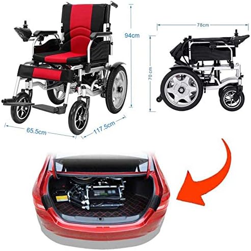 NEOCHY Moda prijenosni invalidska kolica sklopivi putni svjetlo električni električni skuter zračni