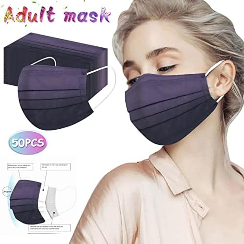 Maske za jednokratnu upotrebu za odrasle 50kom žene trendi Gradijentna zaštita boje pokrivač