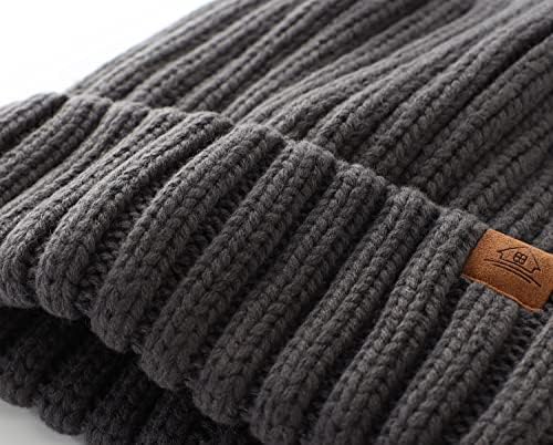 Početna preferirajte muški zimski šešir topla čarapa kapica žene pletene šešire sa podstavom