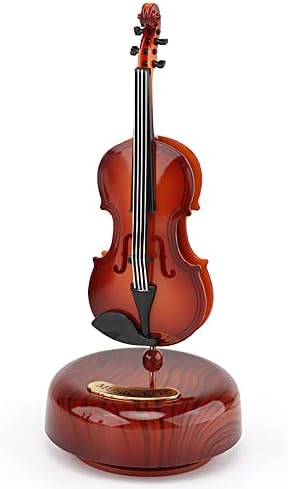 Violina muzička kutija, kreativna muzička kutija violina sa rotirajućom muzičkom bazom, klasične