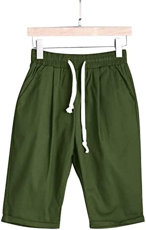 Rvidbe kratke hlače za vježbanje ženske torbe Ležerne ljetne hlače za teretanu s vezicama s elastičnim strukom hlače s džepovima