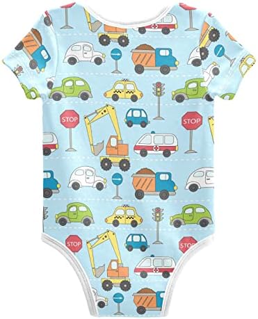 Emelivor Baby Boy Girl BodySuits kratki rukav Unisex Newborn Outfit Odjeća za rub Rodper Bodici za bebe 0-24 mjeseca