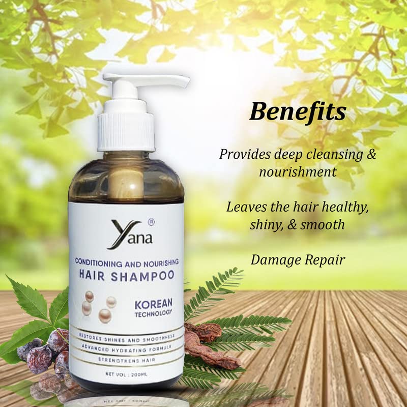 Yana šampon za kosu s korejskim tehnologijom šampon za kosu za muške perušnje