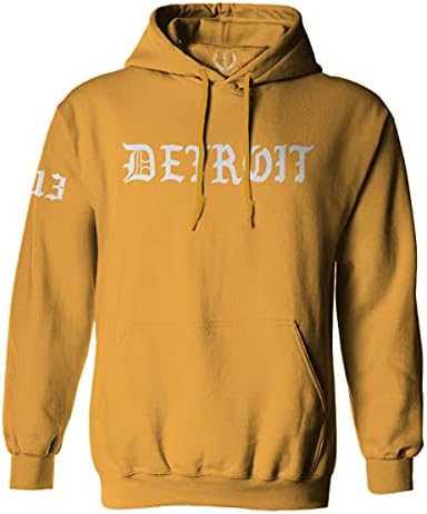 Poroci i vrline Detroit 313 Michigan City Hip Hop Hipster Streetwear Hoodie