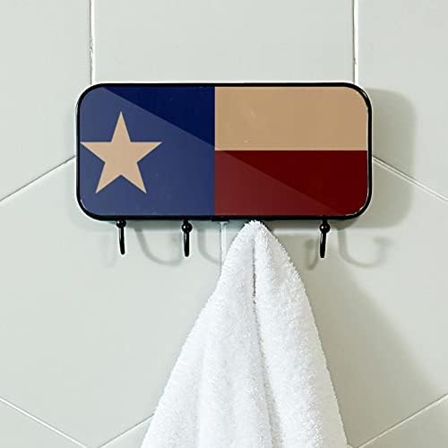 Držač ručnika Zidni nosač ručnika u kupaonici Decor Cathrobe Robe kaput odjeća Texas Flag Bath ručnik za