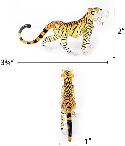 Tiger ručno izrađena arteglass figurica s bengalski tigar