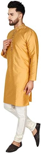 Skavij muške umjetnosti svilena kurta pidžama indijsko tradicionalno odijelo Anniversary Party haljina