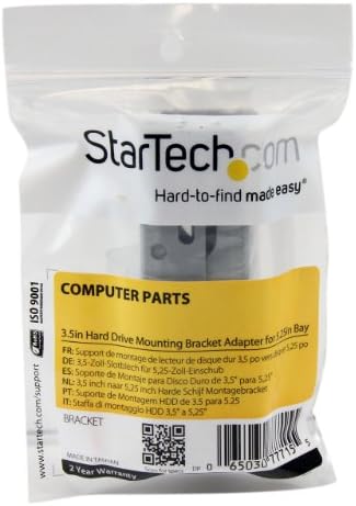 Starch.com 3.5in Univerzalni nosač nosača tvrdog diska za zaljev 5.25IN - 3,5 do 5,25 HDD pogonskog