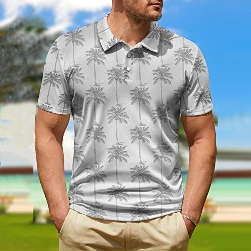 RTRDE muške Polo majice Summer Dry Fit Performance Micro Elastic kratki rukav Golf Top Shirts