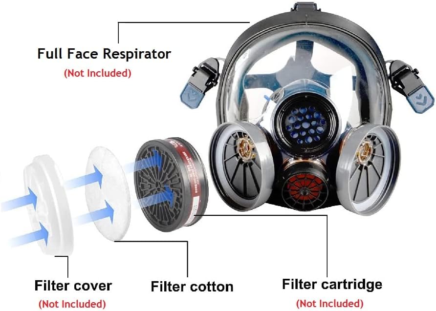 Jaki 20 pakovanja predfilter organski uložak pare respiratorni filter pamuk za P-A-1 P-B-1 P-K-1 P-E-1,