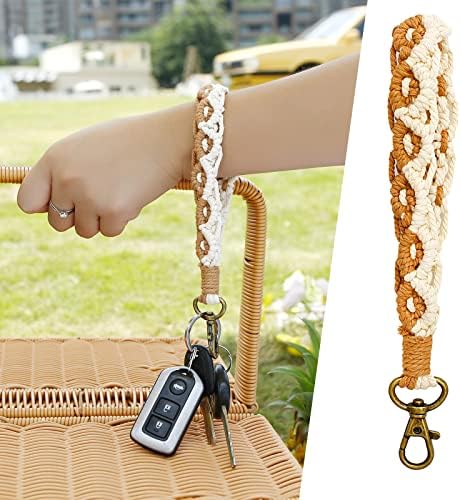 2pcs Valentinovo poklon ručno ručni privjesak Lanyards za ključeve za ključeve za ID bedževe