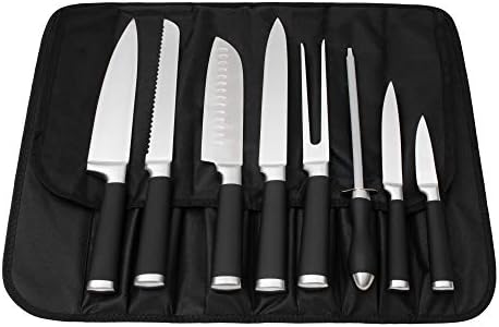 9-dijelni Set kuhinjskih noža u torbici - Ultra Sharp Chef noževi sa ergonomskim ručkama - profesionalni