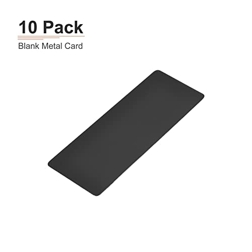 Dtgn 80x22x0, 3mm prazna metalna kartica-10 pakovanje - dobro za mašinsko obojenu aluminijumsku