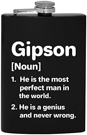 Gipson definicija najsavršeniji čovjek - 8oz Hip tikvica za piće alkohola