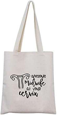 ZJXHPO Midwife Pokloni Midvilja zahvaljujući poklon Strašan babica na vašoj Cervix kozmetičkoj torbi