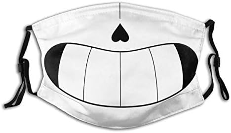 Sans Indultale Pixel Smile Unisex maska ​​Poklopac za višekratnu upotrebu za zaštitu od prašine