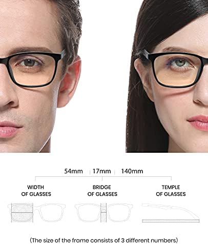 Cyxus 2023 nove naočare sa plavim svjetlom za žene muškarci kvadratne UV blokirajuće naočare prozirna sočiva kompjuterske naočare za igre, Anti eye Eyestrain