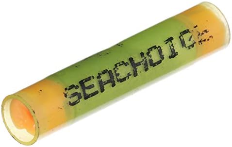 Seachoice cool Seal Butt spoj, žuta, raspon žica 12-10, pakovanje od 25 komada