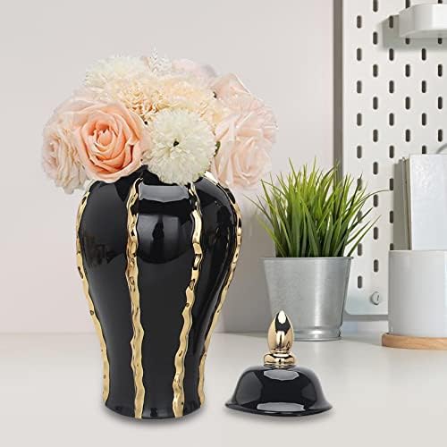 Porcelanski đumbir JAR stolni centar za stolu za skladišni spremnik keramički cvijet vaze cvjetni aranžman za dnevnu sobu Dekor Poklon