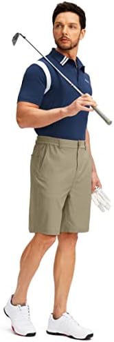 G postepene muške golf kratke hlače sa 5 džepova 9 Lagana težina Stretch Brze suhi casual haljina Radne kratke