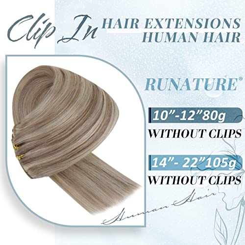 Kupujte zajedno uštedite više: # 8p60 Pepeljastosmeđi Highlight Platinum Blue rep Extension Human Hair 12inch 70g i Clip in Hair Extensions 10inch 80g