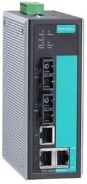 Moxa početni Ethernet prekidač sa 3 10 / 100BaseT porta i 2 100basefx Jednomodna porta sa SC konektorima,