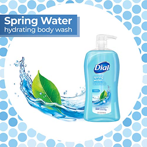 Dial Body Wash, izvorska voda, 32 tečne unce & pranje tijela, razmaziti & Indulge, svila & magnolija, 32 fl