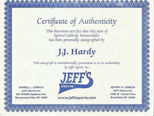 JJ Hardy Autographing & Frammed 8x10 fotografija