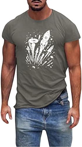 ZDDO muški vojnik kratkih rukava za majice za muške, smiješne grafičke tiskane majice Ljetna
