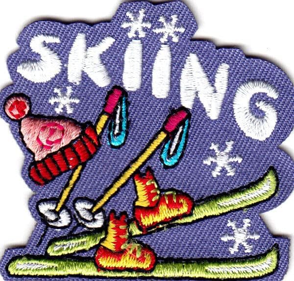 Skijanje glačalo na patch skijama zimski sportovi