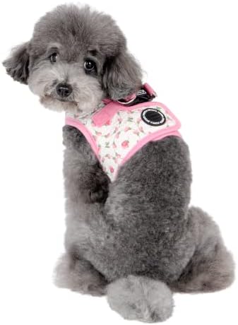 Puppia proljetni i ljetni modni pojas za pseće prsluke, Pink_Florian, mali