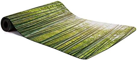 CirCleO zelena prostirka za jogu neklizajuća vruća prostirka za jogu, vrhunska podloga za jastuke za fitnes