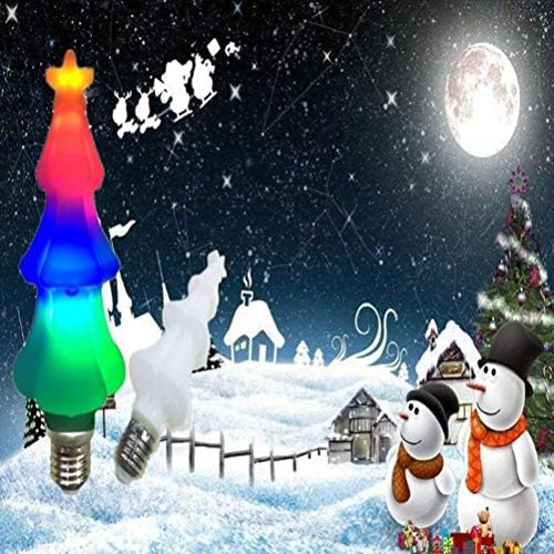 PRETYZOOM Božić LED Tree Shape lampa dekorativno noćno svjetlo Creative party Supplies za kućni Božić ukras