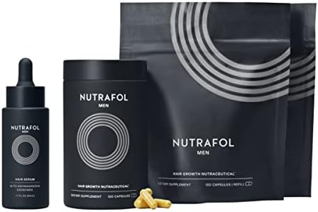 Nutrafol Fulparthy Hair Kit / Men Hair Growth Supplement & amp; Serum za kosu | podržava vidljivo