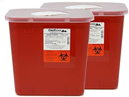 Oakridge 2 galona veličina | Sharps i kontejner za odlaganje otpada od Biohazarda
