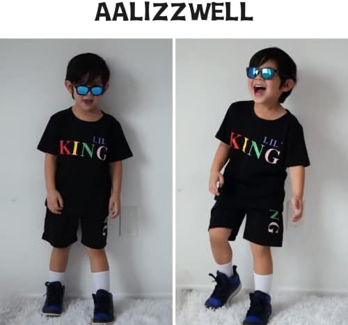 Aalizzwell Little Boys Kratki Rukav T-Shirt Camouflage Shorts Set Ljetna Odjeća Outfits