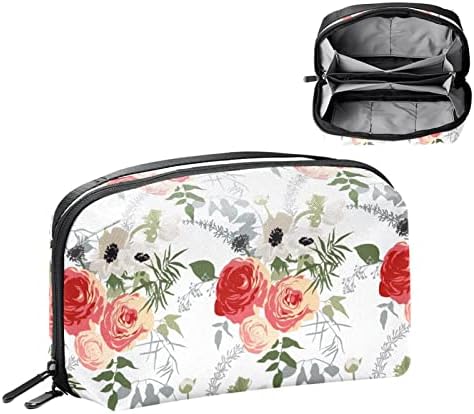 Vintage sob sa cvjetnom šminkom torba za torbicu prijenosni putni Organizator torba za toaletne