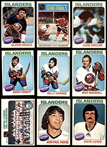 1975-76 O-Pee-Chee New York Islanders u blizini Team Set New York Islanders Ex / Mt Islanders