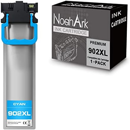 Noahark 1 Pack T902XL Zamjena kertridža sa tintom za Epson 902 XL 902XL za rad WF-C5210 WF-C5290 WF-C5710