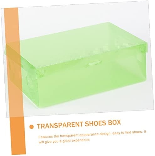 Cabilock 7pcs Clear Cipes Kutije za skladištenje Skladište kutije za cipele Kutija za pohranu Kupina