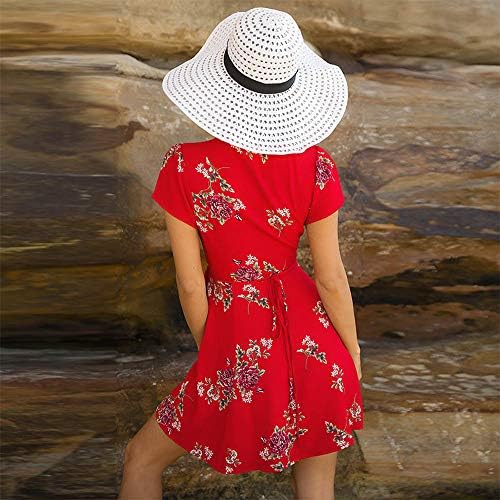 Haljina za žene, JFLYOOOU Cvijeće Ispis Boho mini haljina Plaža Summer Casual Sundrss Maxi