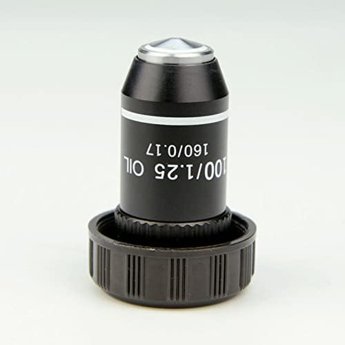 Oprema za mikroskop DIN45mm ulje 100x Ahromatsko sočivo, ciljevi za biološki Mikroskop195 100x/1.25 160/0.17
