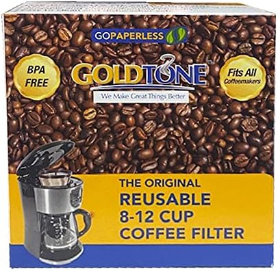 Goldtone Filter za kafu za višekratnu upotrebu sa 8-12 šoljica odgovara proizvođačima kuhinjske pomoći i